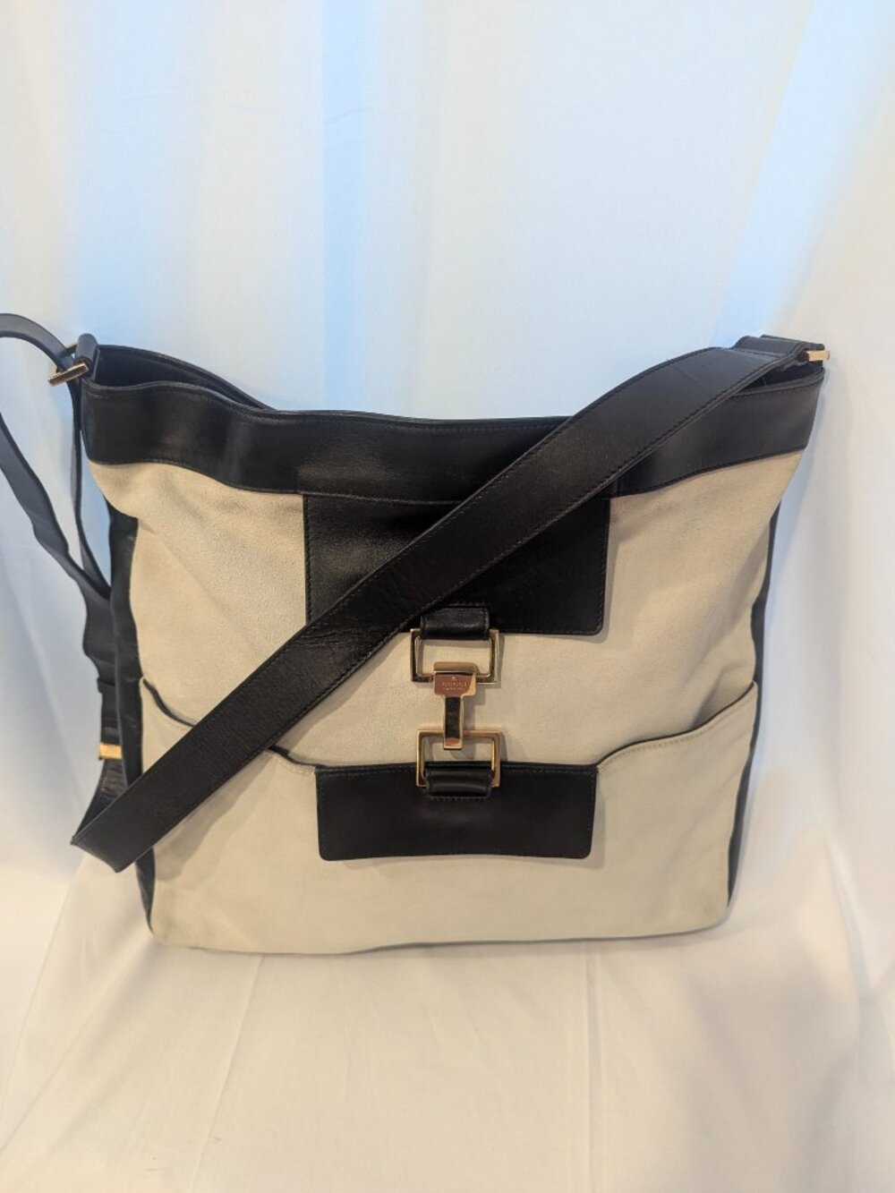 Gucci Vintage Tom Ford Era Jackie Suede Shoulder Bag